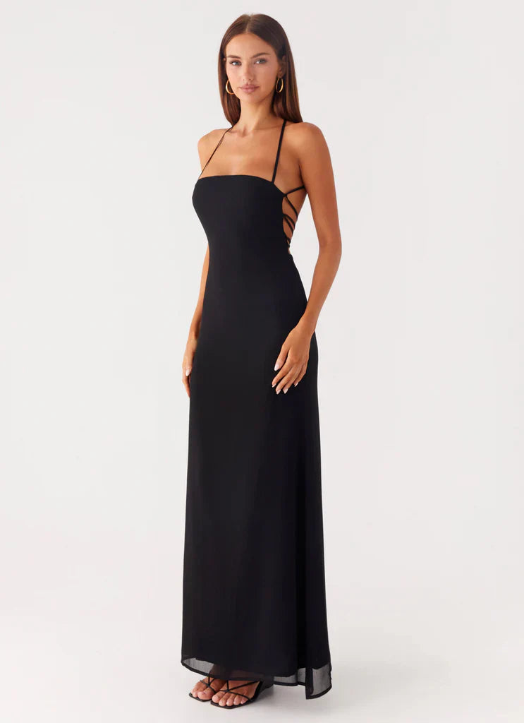 Peggy Maxi Dress - Black